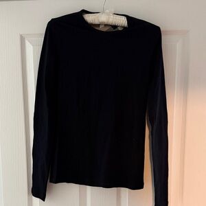 Burberry Black Long Sleeve Tee
